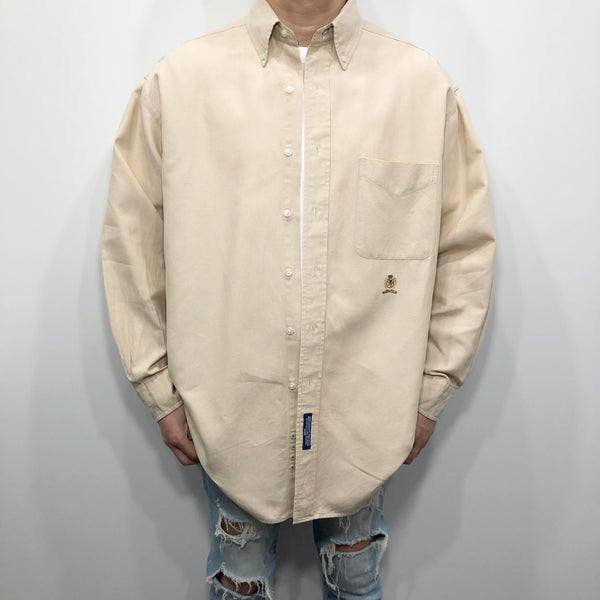 Vintage Tommy Hilfiger Shirt Lion Crest Logo (XL)