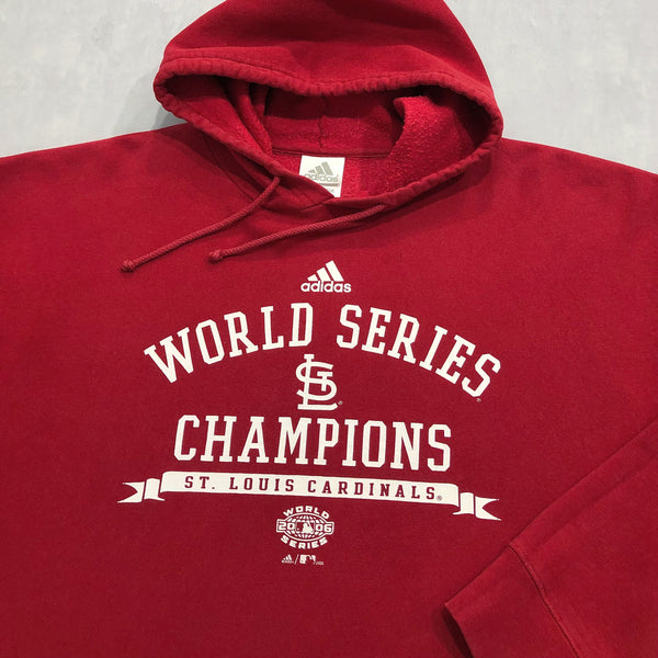 Adidas Fleeced Hoodie MLB St. Louis Cardinals (L/BIG)