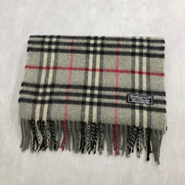 Vintage late 80s - 90s Burberrys Lambswool Scarf England