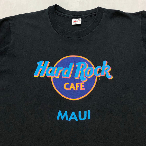 Vintage Anvil T-Shirt Hard Rock Cafe Maui USA (M)