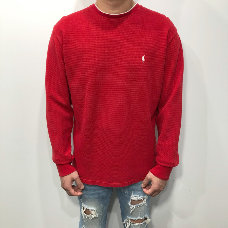 Polo Ralph Lauren Mini Waffle T-Shirt Long Sleeved (M)