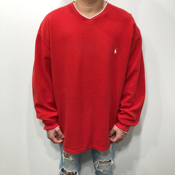 Polo Ralph Lauren Mini Waffle T-Shirt Long Sleeved (2XL)