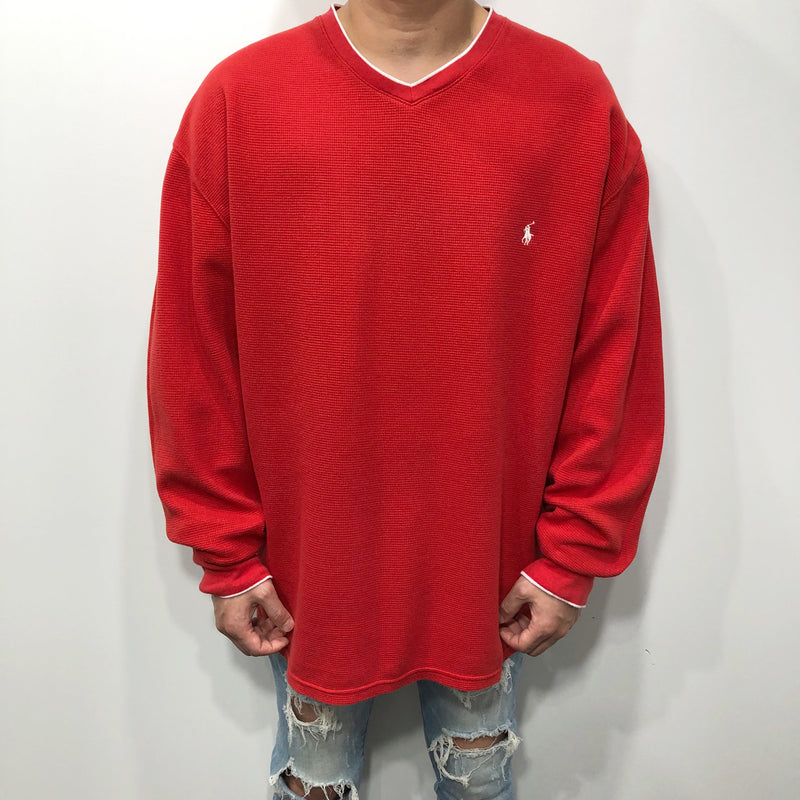 Polo Ralph Lauren Mini Waffle T-Shirt Long Sleeved (2XL)