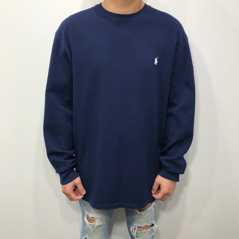 Polo Ralph Lauren Mini Waffle T-Shirt Long Sleeved (L/BIG-XL)