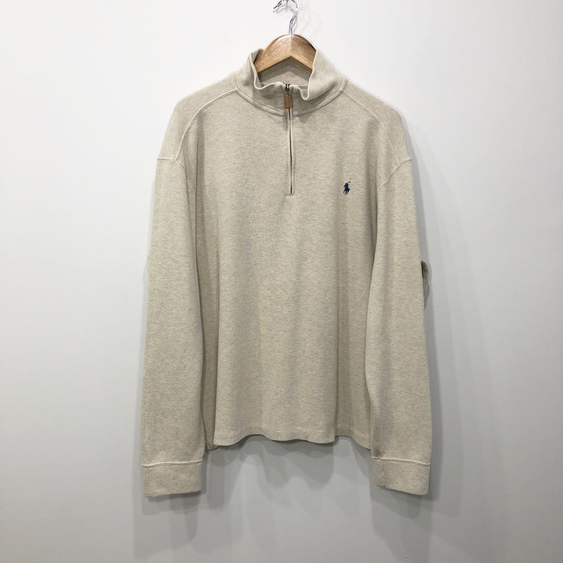 Polo Ralph Lauren Knit Quarter Zip (2XL/BIG/SHORT)