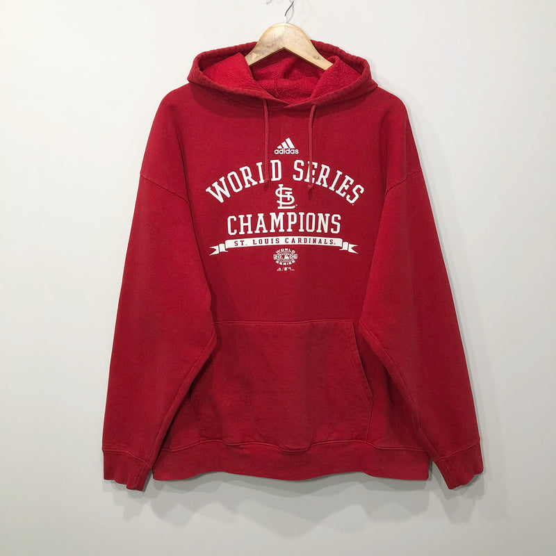 Adidas Fleeced Hoodie MLB St. Louis Cardinals (L/BIG)