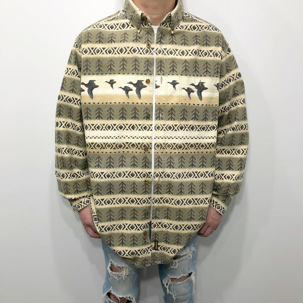 Vintage Woolrich Cotton Shirt (XL/TALL)