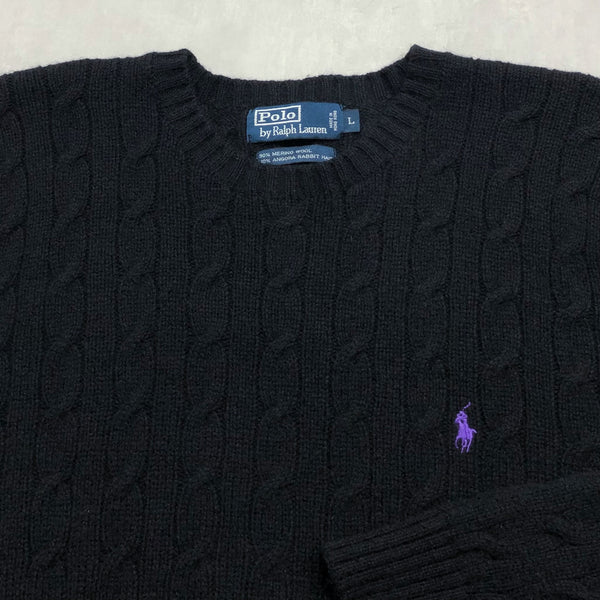 Polo Ralph Lauren Wool Angora Knit Sweater (L/SHORT)