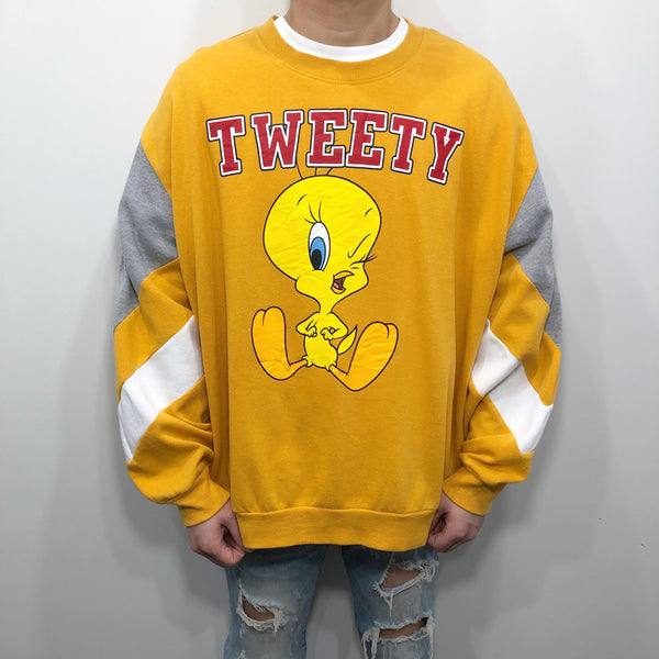 Looney Tunes Sweatshirt Tweety (XL/BIG/SHORT)