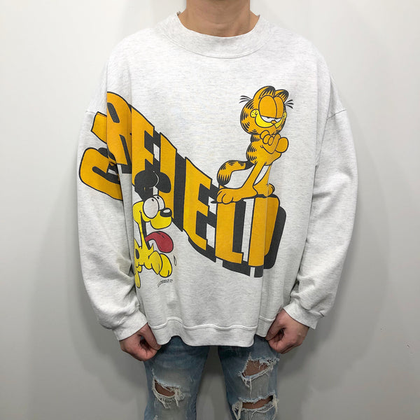Vintage Sweatshirt Garfield USA (L/BIG/SHORT)