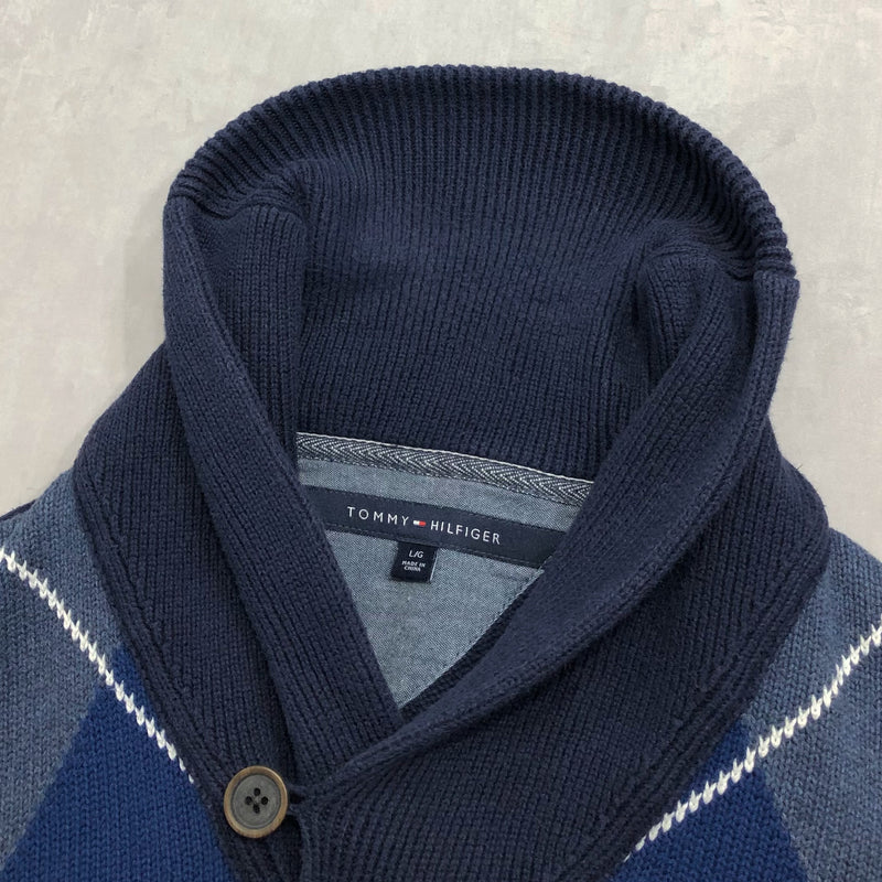 Tommy Hilfiger Shawl Knit Sweater (L/BIG)