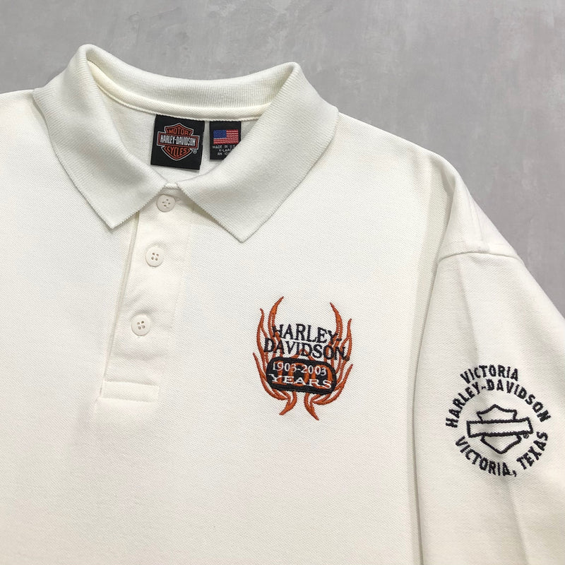 Harley Davidson Polo Shirt Victoria Texas USA (XL-2XL)
