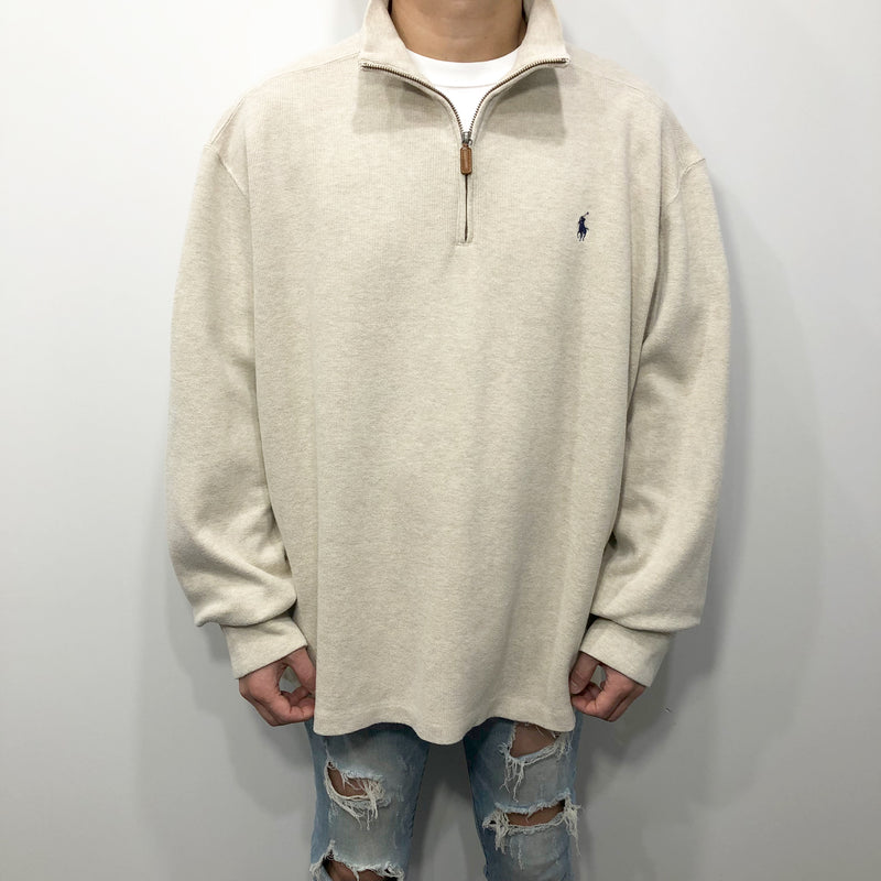 Polo Ralph Lauren Knit Quarter Zip (2XL/BIG/SHORT)