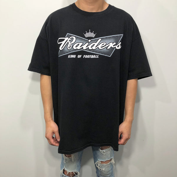 Vintage T-Shirt NFL Las Vegas Raiders Bud Light (2XL/BIG)