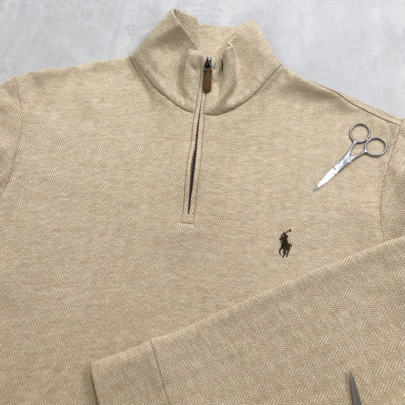 Polo Ralph Lauren Fleeced Knit Quarter Zip (M)