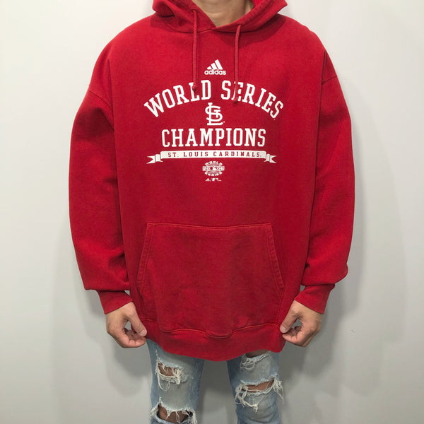 Adidas Fleeced Hoodie MLB St. Louis Cardinals (L/BIG)