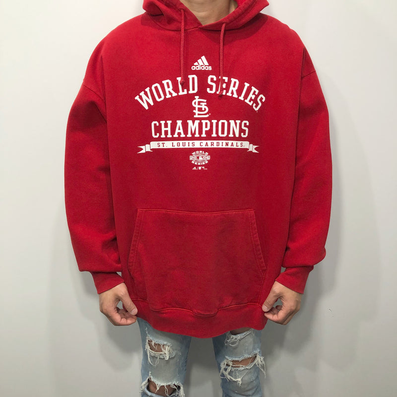 Adidas Fleeced Hoodie MLB St. Louis Cardinals (L/BIG)
