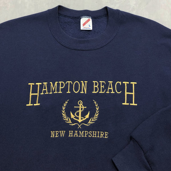 Vintage Sweatshirt Hampton Beach USA (M-L)