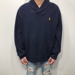 Polo Ralph Lauren Shawl Knit Sweater (L/SHORT)