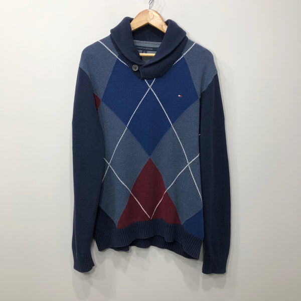 Tommy Hilfiger Shawl Knit Sweater (L/BIG)