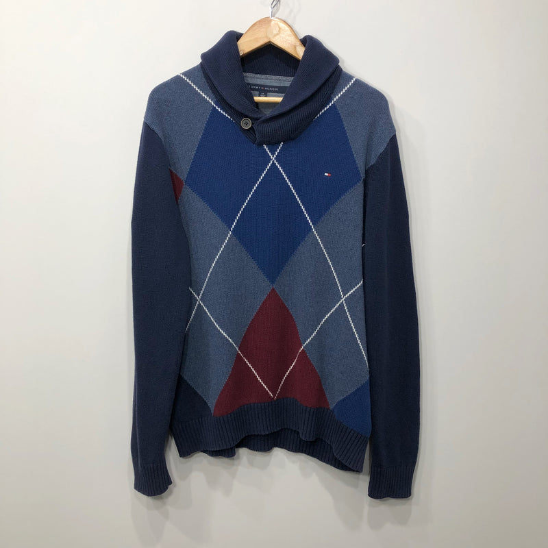 Tommy Hilfiger Shawl Knit Sweater (L/BIG)