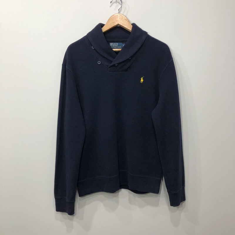 Polo Ralph Lauren Shawl Knit Sweater (L/SHORT)