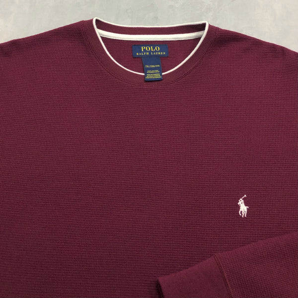 Polo Ralph Lauren Mini Waffle T-Shirt Long Sleeved (XL/TALL)