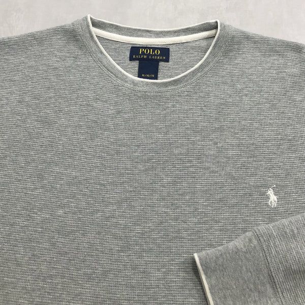 Polo Ralph Lauren Mini Waffle T-Shirt Long Sleeved (L/BIG/SHORT)
