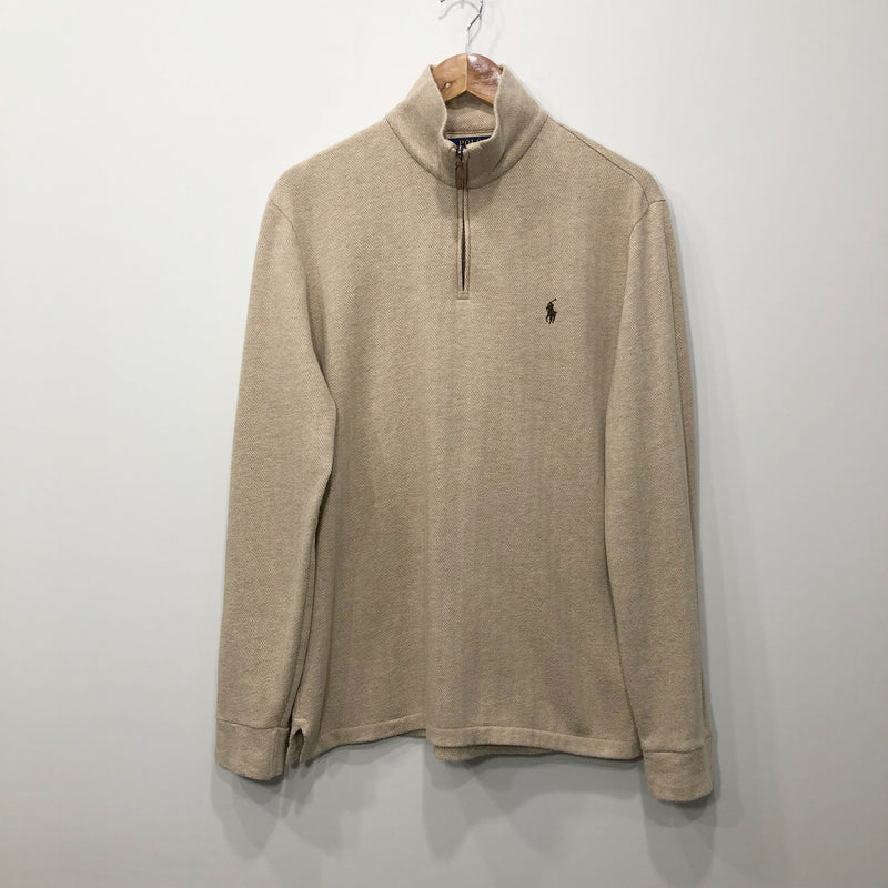 Polo Ralph Lauren Fleeced Knit Quarter Zip (M)