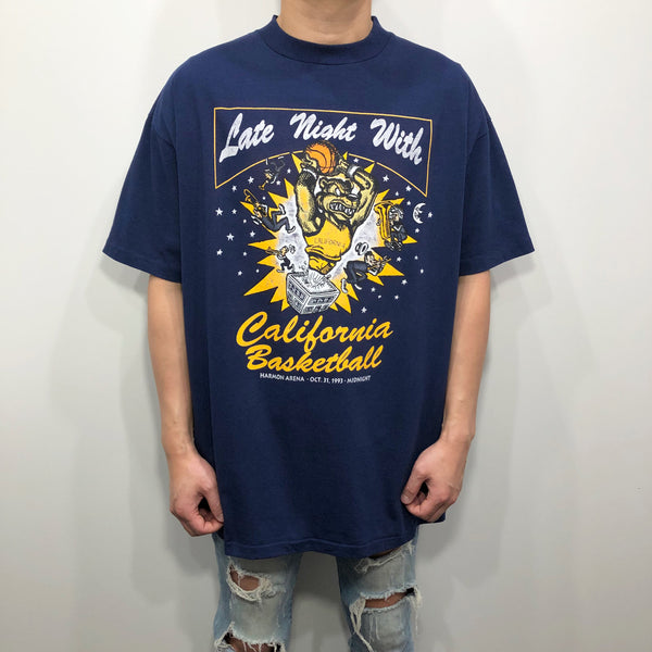 Vintage Power Bar T-Shirt 1993 California Uni Berkeley Golden Bears USA (XL)