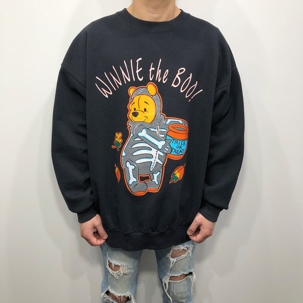 Vintage Disney Fleeced Sweatshirt Pooh (XL)