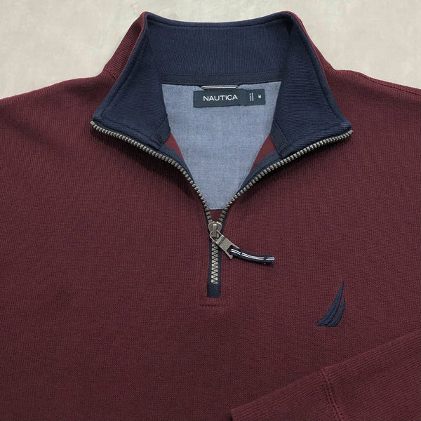 Nautica Quarter Zip Sweater (L)