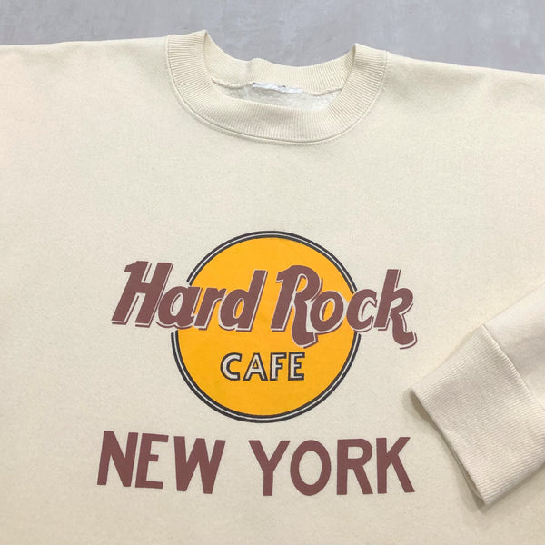 Vintage Hard Rock Cafe Fleeced Sweatshirt New York (M/SHORT)