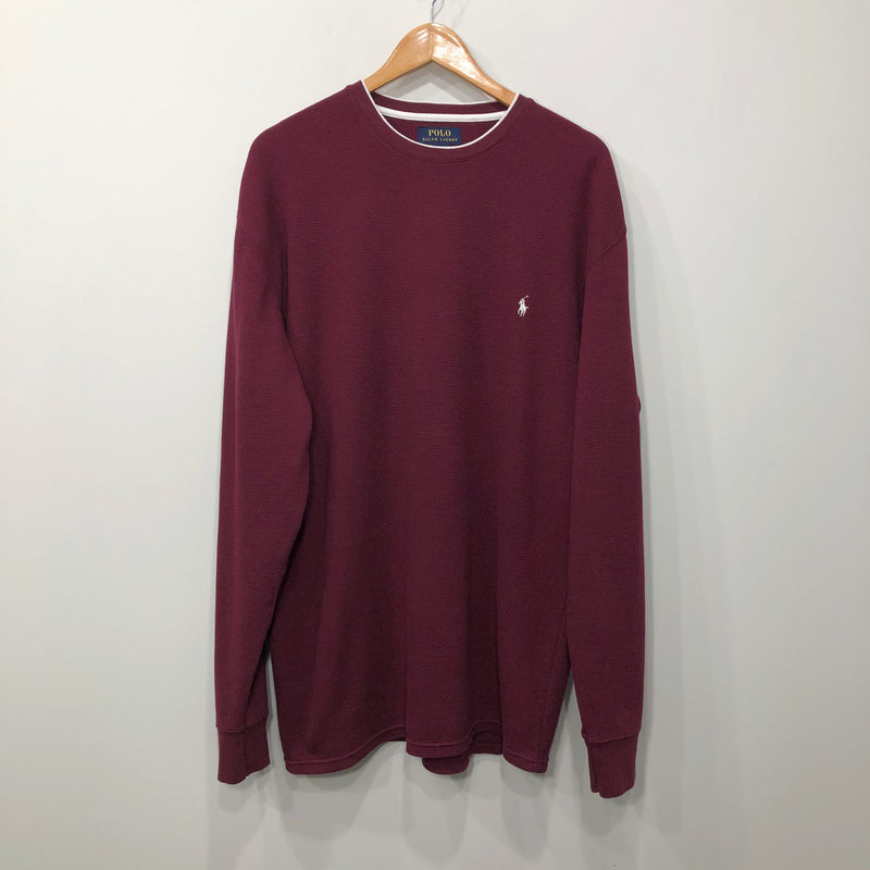 Polo Ralph Lauren Mini Waffle T-Shirt Long Sleeved (XL/TALL)