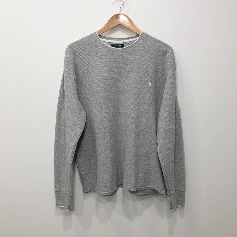 Polo Ralph Lauren Mini Waffle T-Shirt Long Sleeved (L/BIG/SHORT)