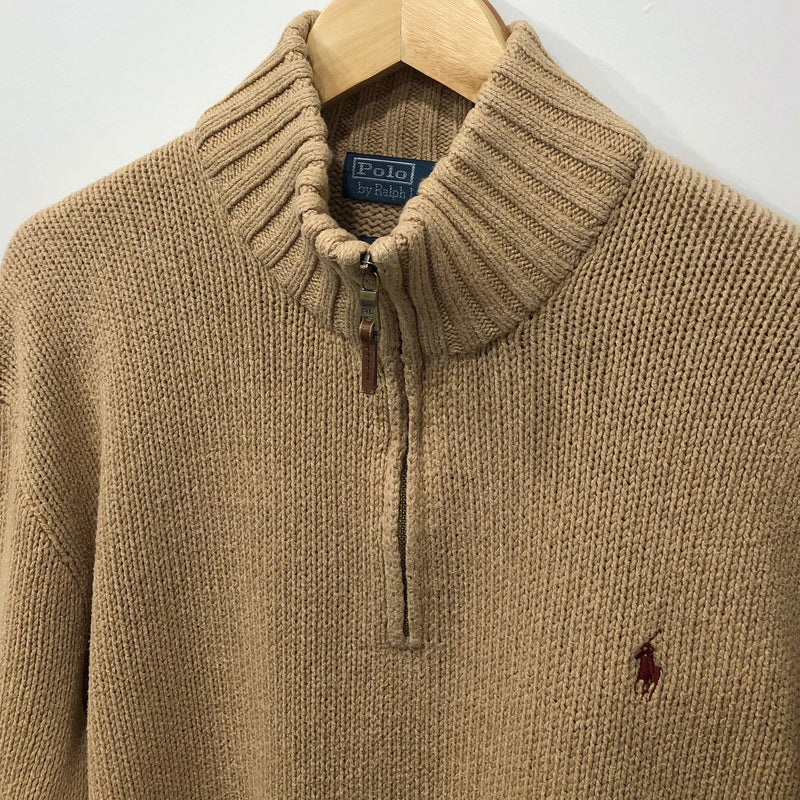 Polo Ralph Lauren Heavy Knit Quarter Zip (L/BIG/SHORT)