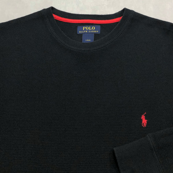 Polo Ralph Lauren Mini Waffle T-Shirt Long Sleeved (L)