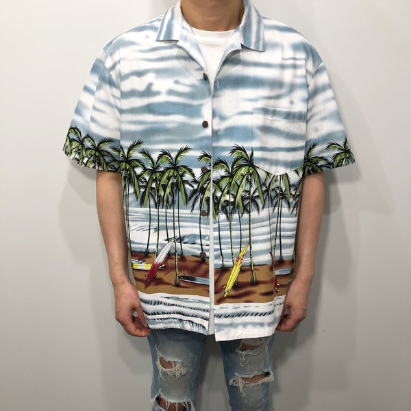 Vintage Hawaiian Cotton Shirt (M)