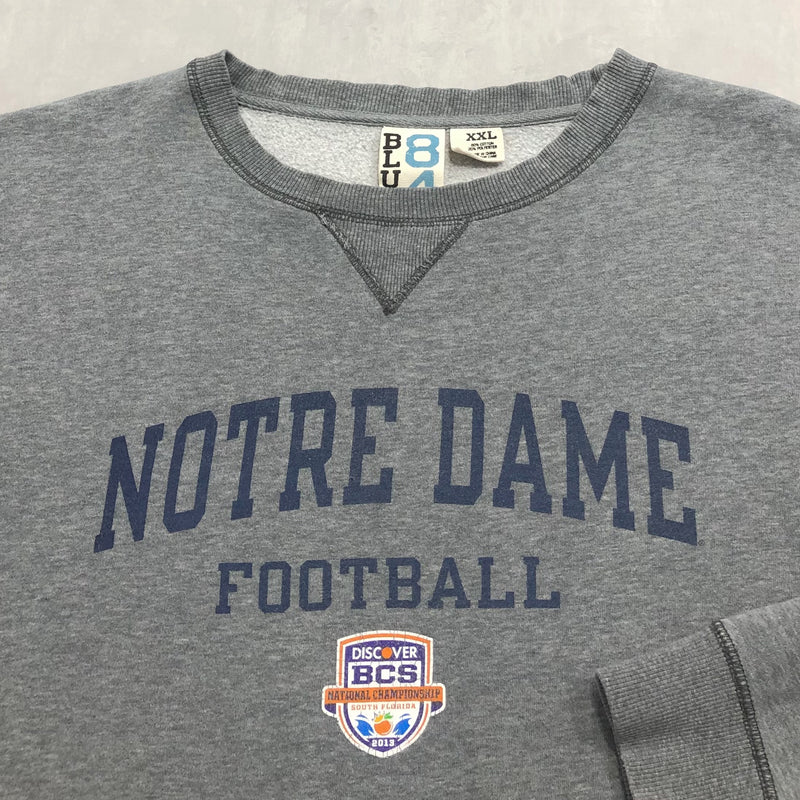 Blue 84 Sweatshirt Notre Dame Uni Football (3XL)