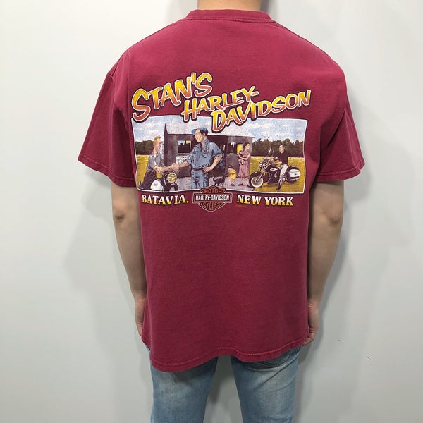 Harley Davidson T-Shirt Batavia New York USA (M)