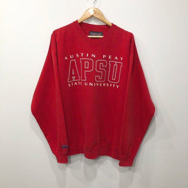 Vintage Jansport Sweatshirt Austin Peay State Uni (XL/SHORT)