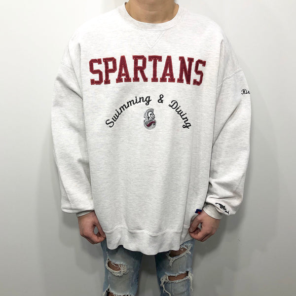 Vintage Russell Heavy Sweatshirt Spartans Swimming & Diving USA (XL)