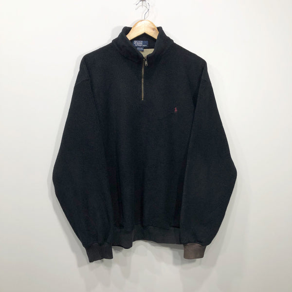 Vintage Polo Ralph Lauren Fleeced Quarter Zip (L/BIG)