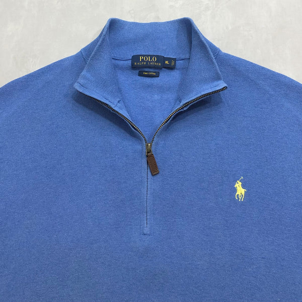 Pol Ralph Lauren Knit Quarter Zip Vest (XL/SHORT)