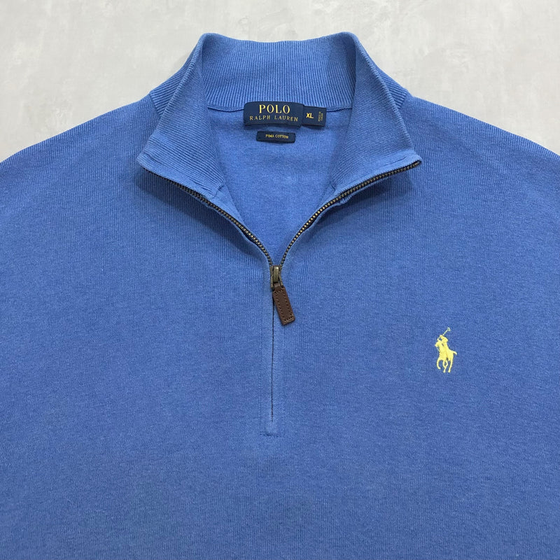 Pol Ralph Lauren Knit Quarter Zip Vest (XL/SHORT)