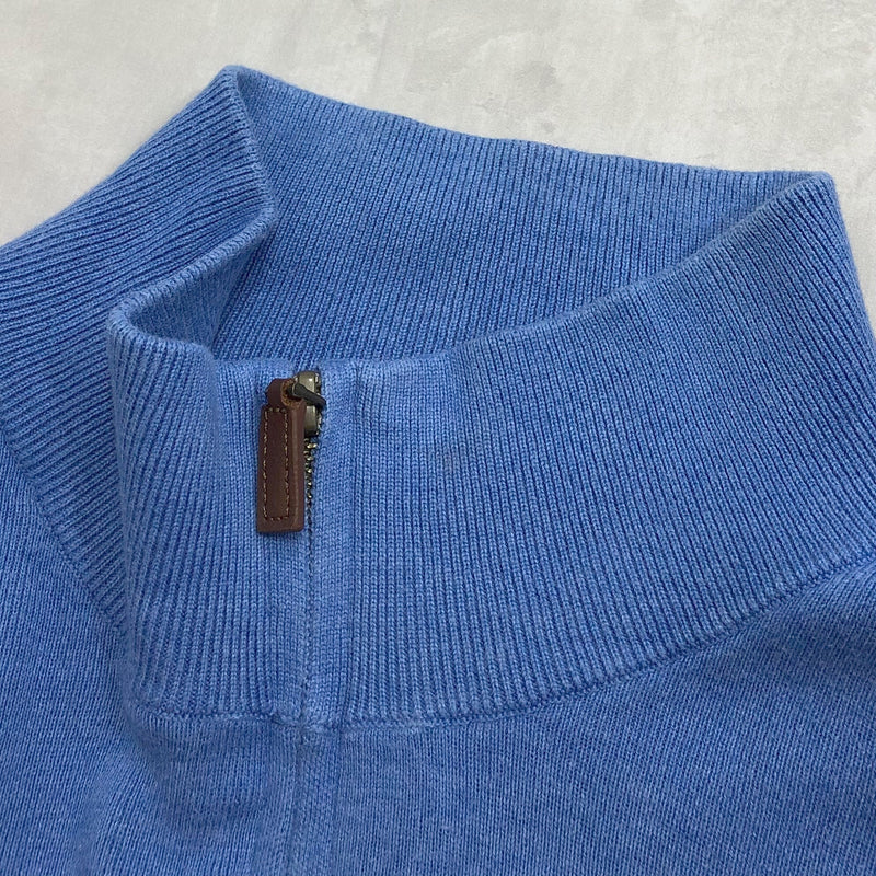 Pol Ralph Lauren Knit Quarter Zip Vest (XL/SHORT)