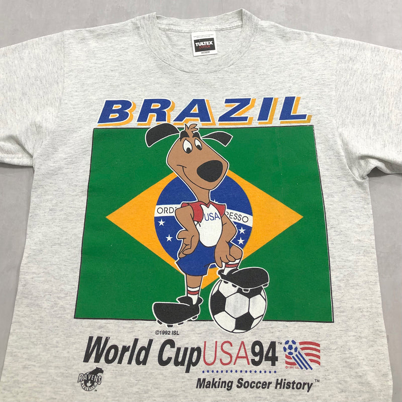 Vintage T-Shirt 1994 World Cup Brazil Soccer (XS-S) – VINTAGELANDNZ