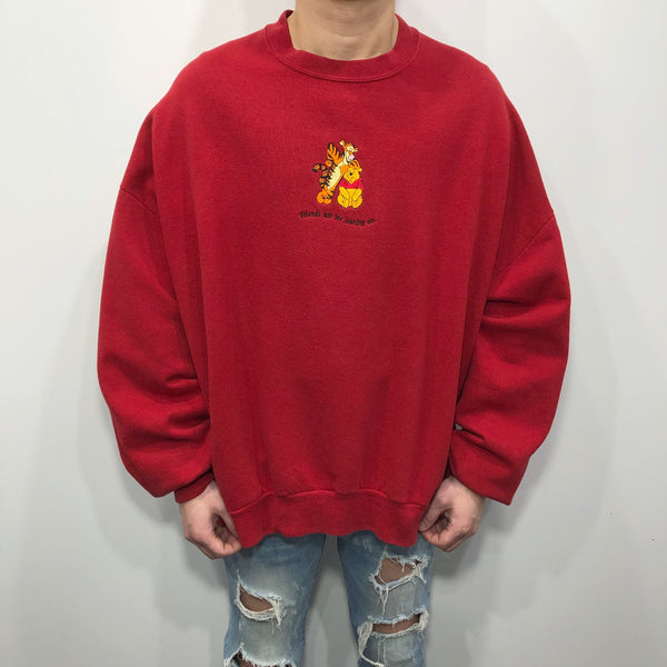 Vintage Pooh Sweatshirt Tigger and Pooh USA (XL/BIG)