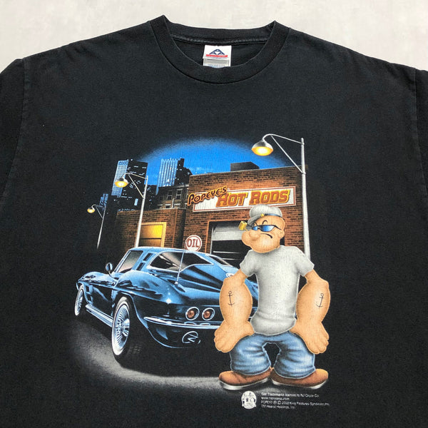 Vintage T-Shirt 2002 Popeye's Hot Rods (XL)