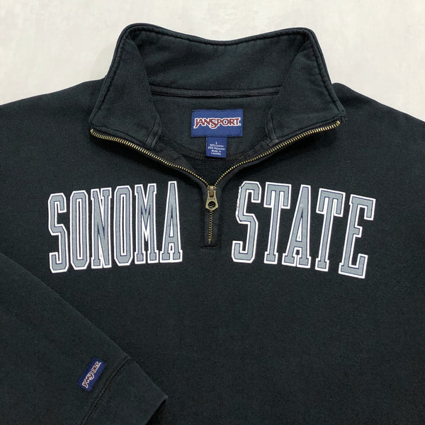 Vintage Jansport Fleeced Sonoma State Uni (L/SHORT)